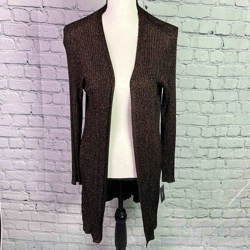 NWT Alfani Sparkle Light Duster Sweater Size Medium